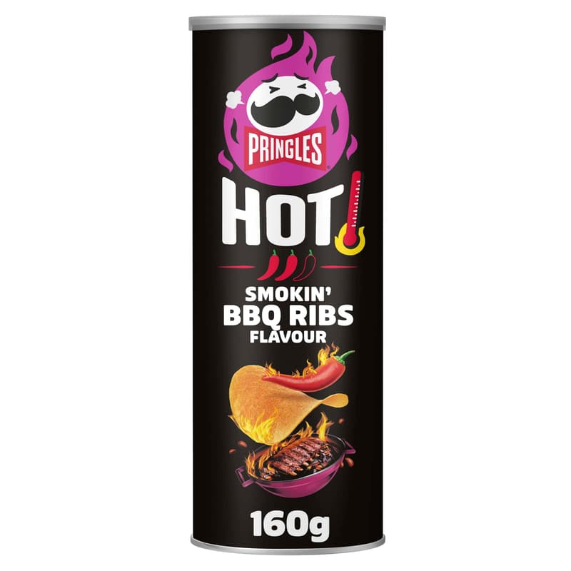 Pringles Hot Smokin' BBQ Ribs Flavor