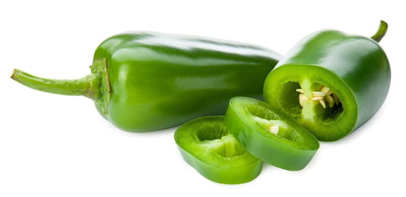 Chili Jalapeno Green, weighed