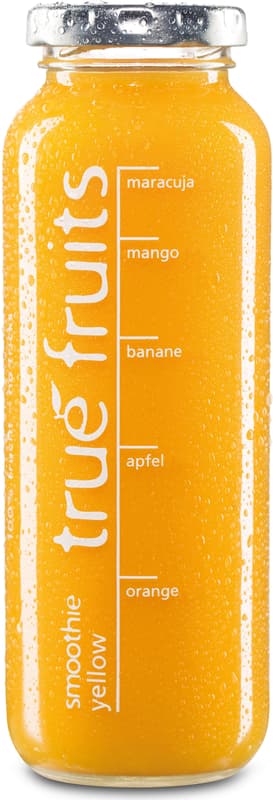 True fruits Smoothie yellow