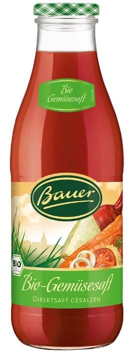 Bauer ORGANIC vegetable juice (REFILLABLE)