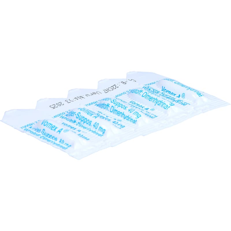 VOMEX A Kinder-Suppositorien 40 mg