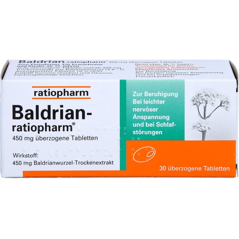 BALDRIAN-RATIOPHARM überzogene Tabletten