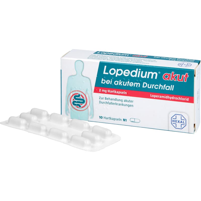 LOPEDIUM akut bei akutem Durchfall Hartkapseln
