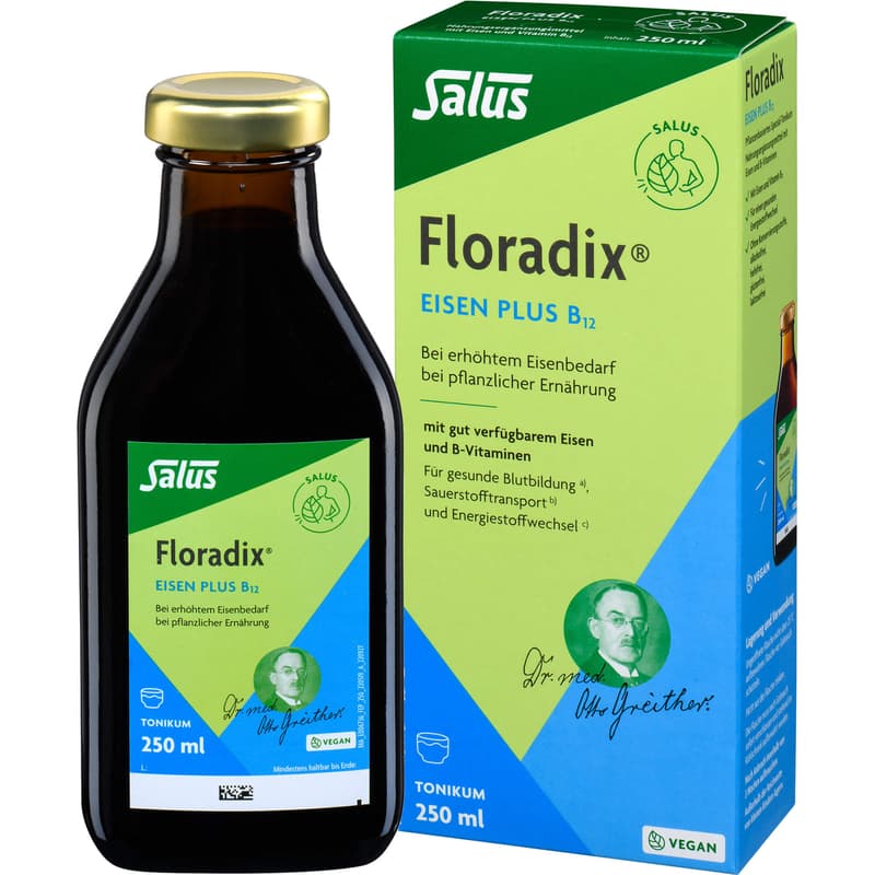 FLORADIX Eisen plus B12 vegan Tonikum
