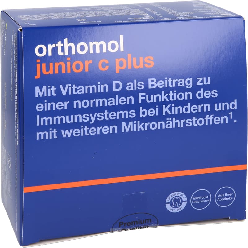 ORTHOMOL Junior C plus Kautabl.Waldfrucht