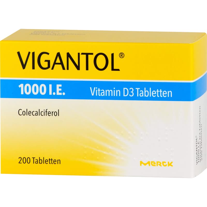 VIGANTOL 1,000 IU vitamin D3 tablets