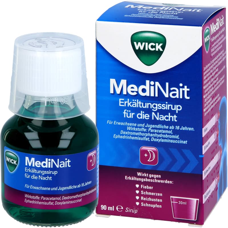 WICK MediNait cold syrup for the night