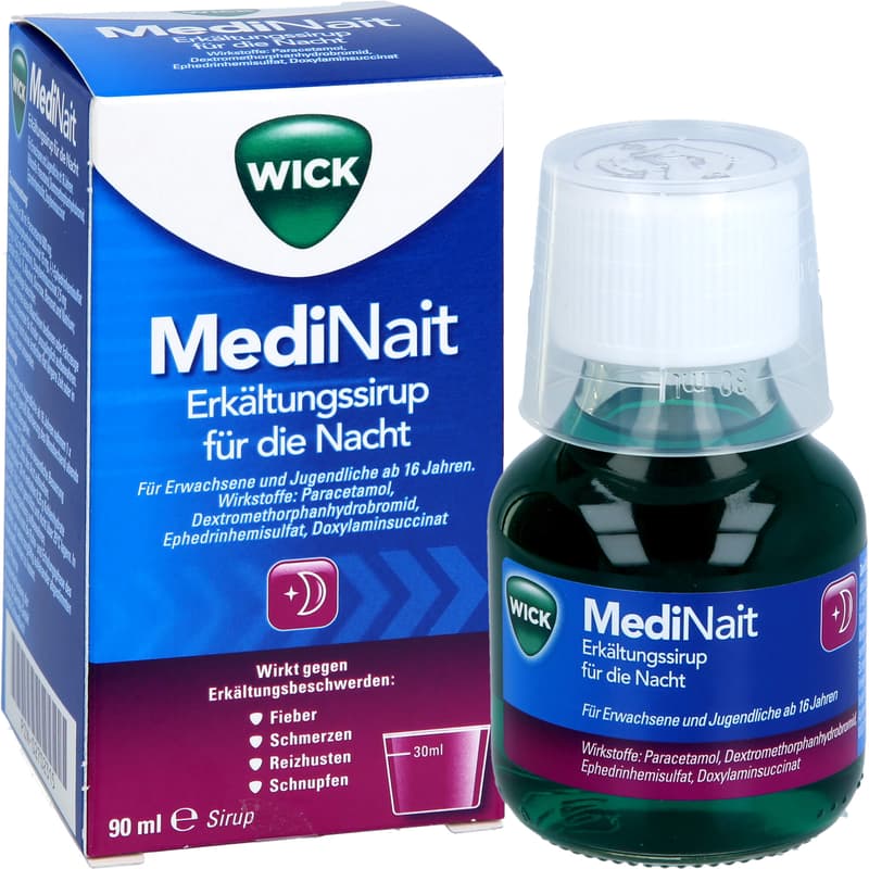 WICK MediNait cold syrup for the night
