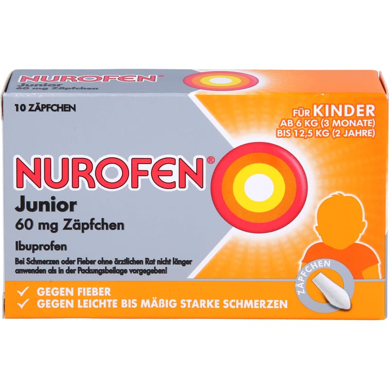 Nurofen Junior 60 mg suppositories