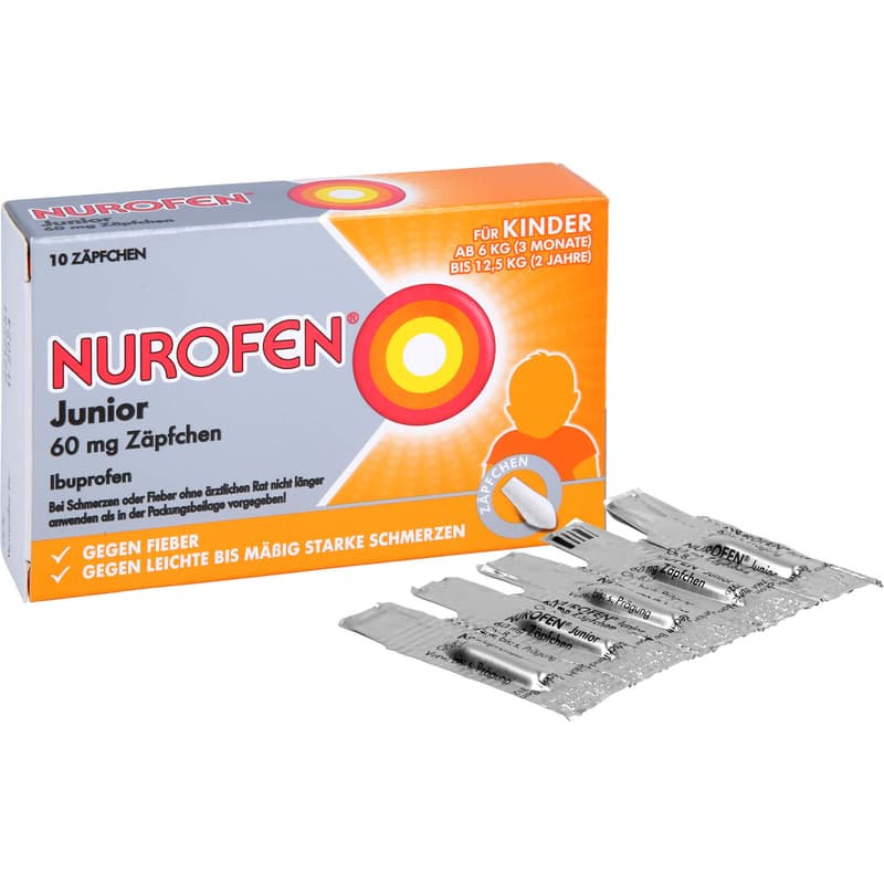 Nurofen Junior 60 mg suppositories