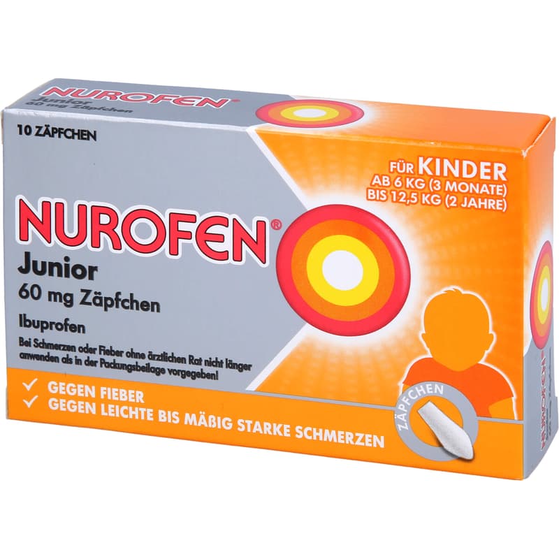Nurofen Junior 60 mg suppositories