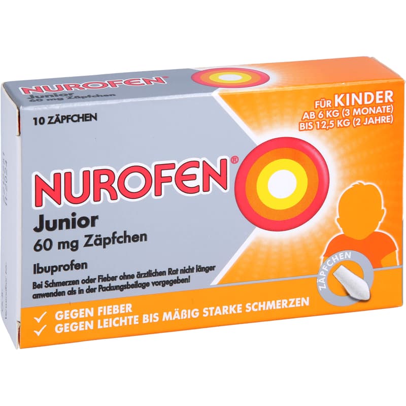 Nurofen Junior 60 mg suppositories
