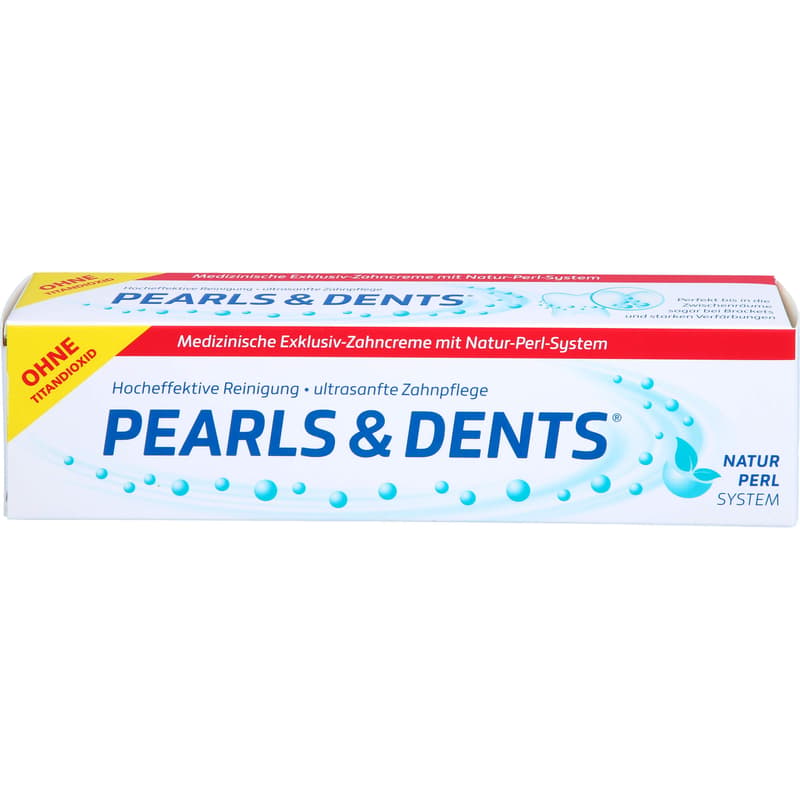 PEARLS & DENTS Exklusiv-Zahncreme ohne Titandioxid