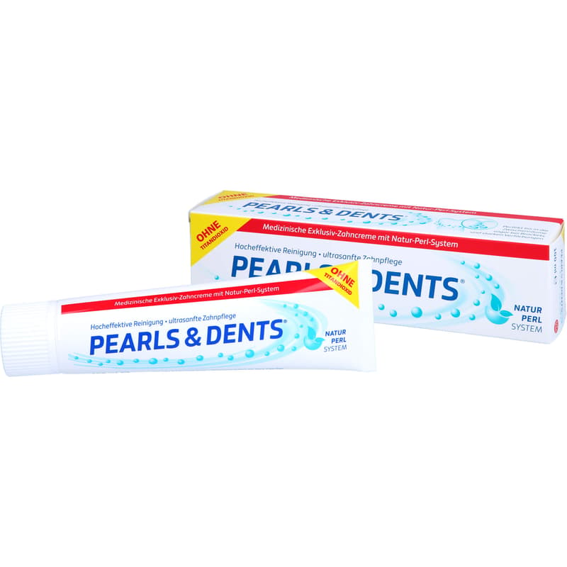PEARLS & DENTS Exklusiv-Zahncreme ohne Titandioxid