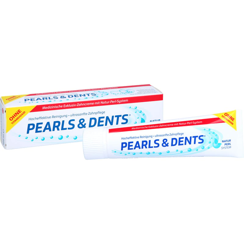 PEARLS & DENTS Exklusiv-Zahncreme ohne Titandioxid