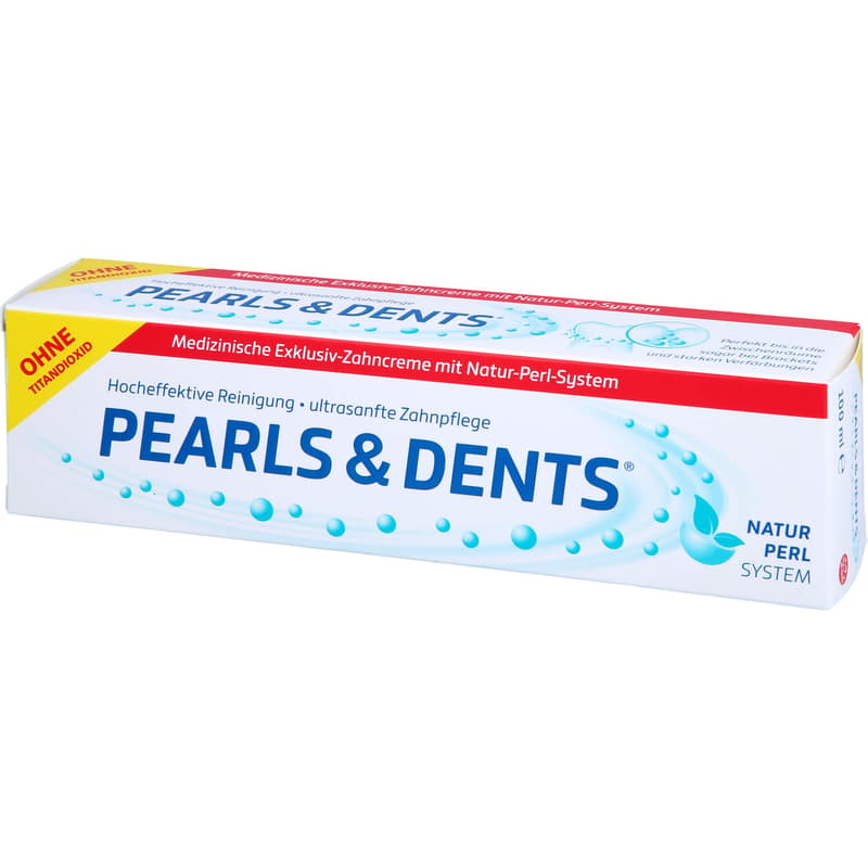 PEARLS & DENTS Exklusiv-Zahncreme ohne Titandioxid
