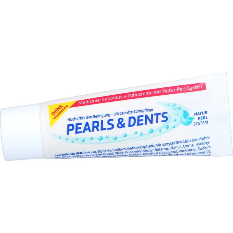 PEARLS & DENTS Exklusiv-Zahncreme ohne Titandioxid