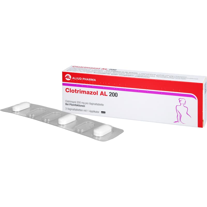 CLOTRIMAZOL AL 200 Vaginaltabletten