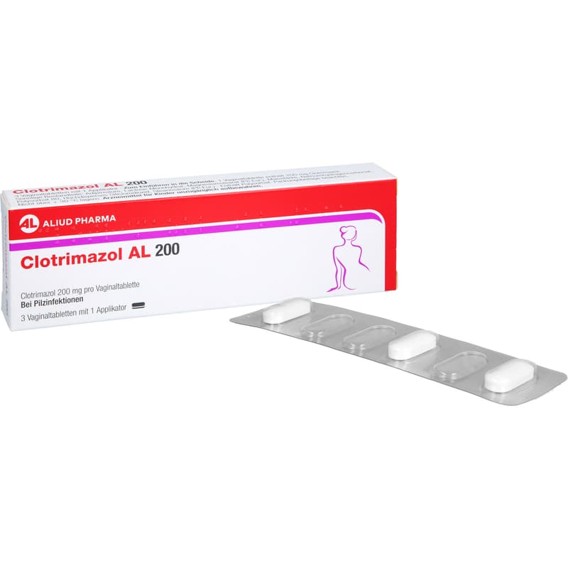 CLOTRIMAZOL AL 200 Vaginaltabletten