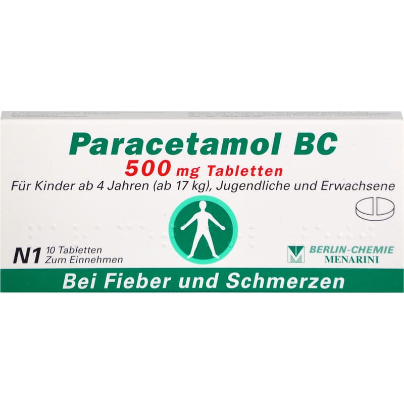 PARACETAMOL BC 500 mg tablets