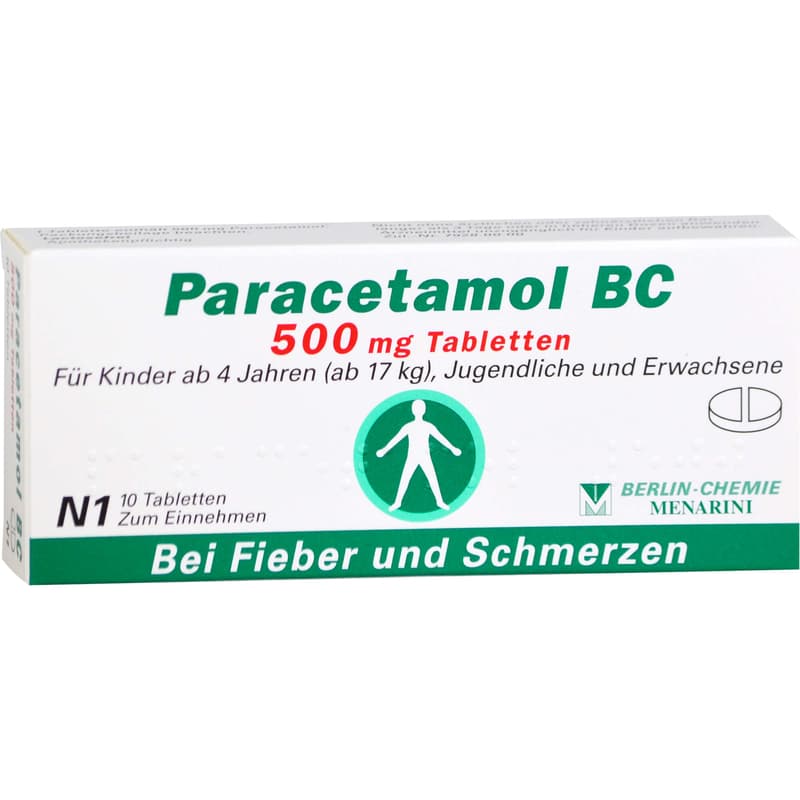 PARACETAMOL BC 500 mg tablets