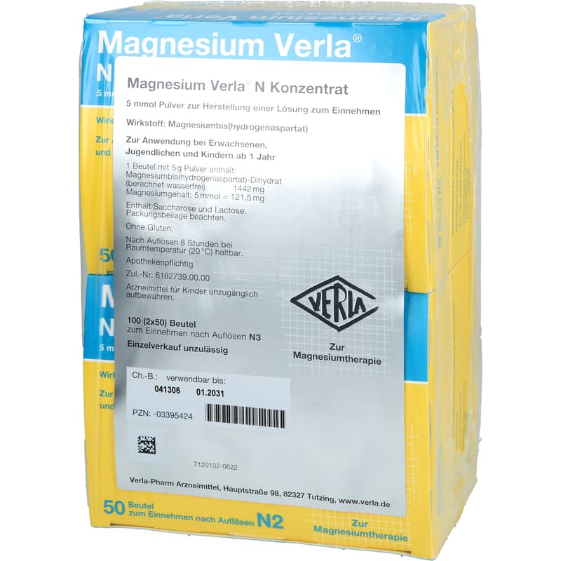 MAGNESIUM VERLA N Concentrate Powder for Healers.