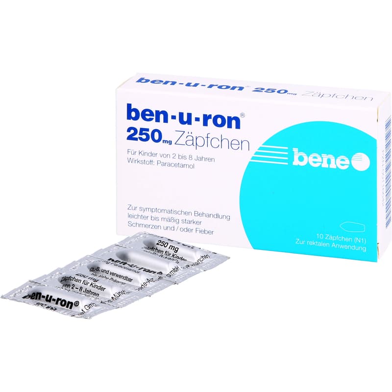 BEN-U-RON 250 mg suppositories