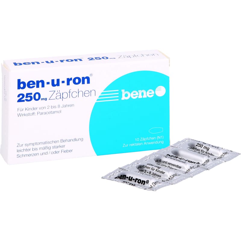 BEN-U-RON 250 mg suppositories