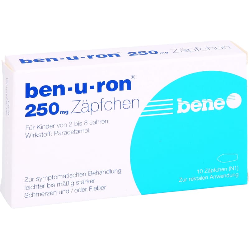 BEN-U-RON 250 mg suppositories
