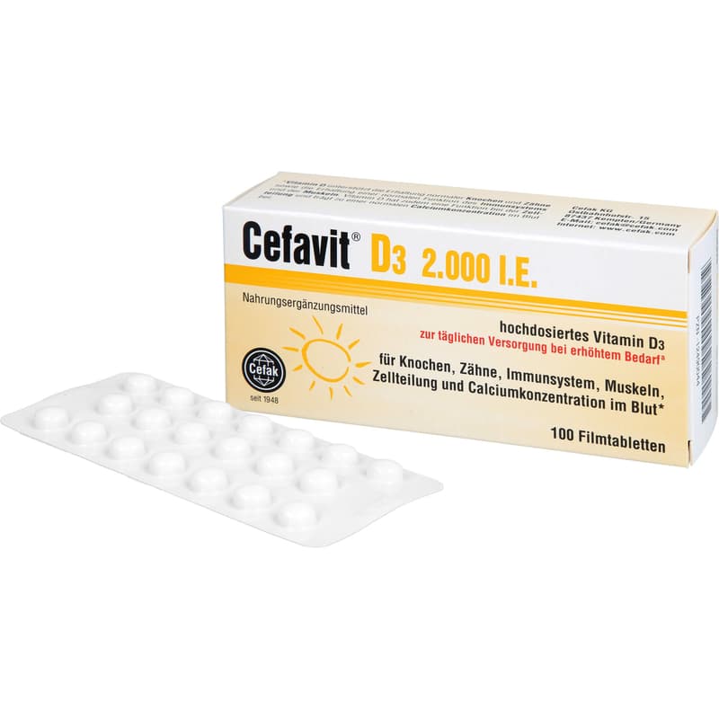 CEFAVIT D3 2,000 IU film-coated tablets