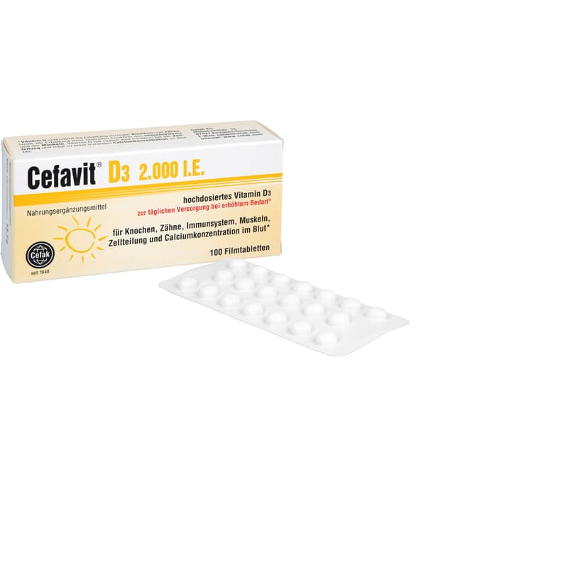 CEFAVIT D3 2,000 IU film-coated tablets