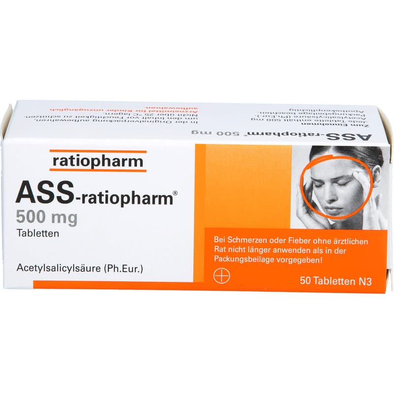 ASS ratiopharm 500 mg tablets