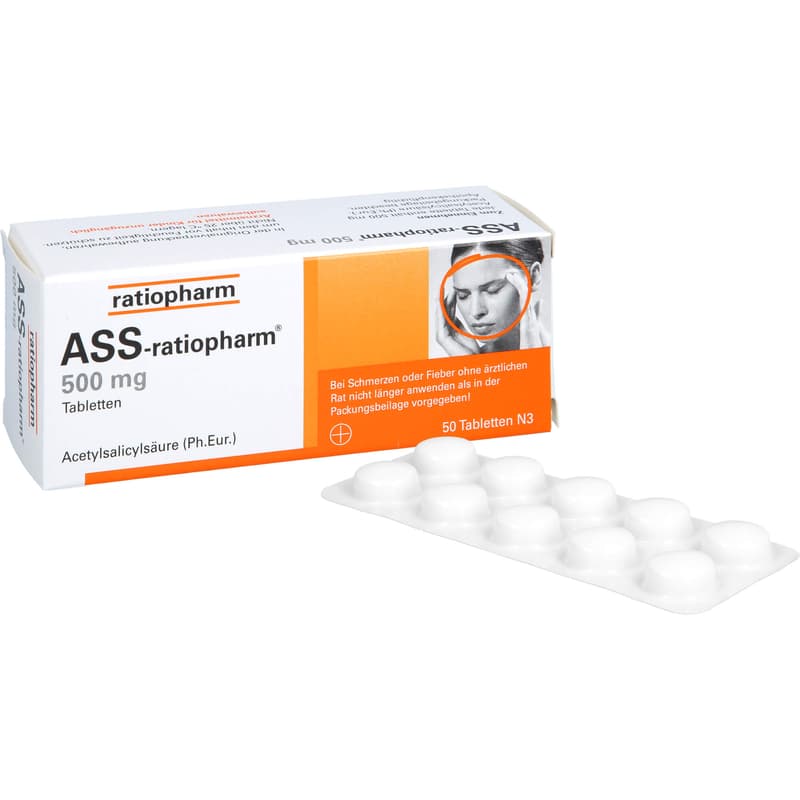 ASS ratiopharm 500 mg tablets