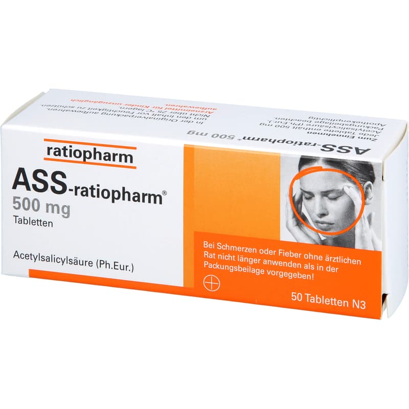 ASS ratiopharm 500 mg tablets