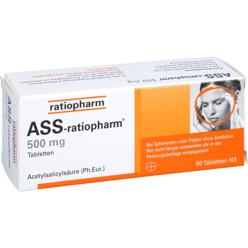 ASS ratiopharm 500 mg tablets