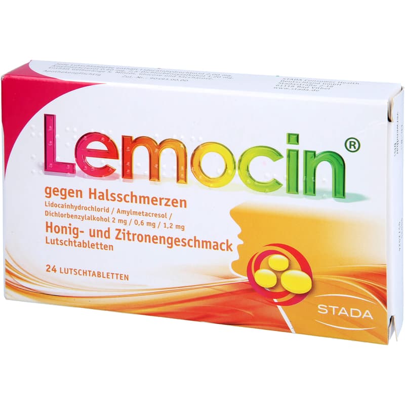 LEMOCIN gegen Halsschmerzen Honig-u.Zitroneng.Lut.