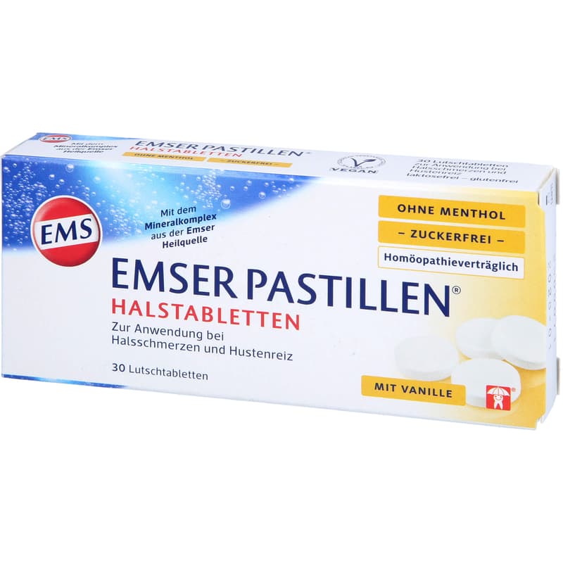 EMSER Pastillen ohne Menthol zuckerfrei