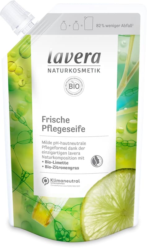 lavera Nachfüllbeutel Frische Pflegeseife
