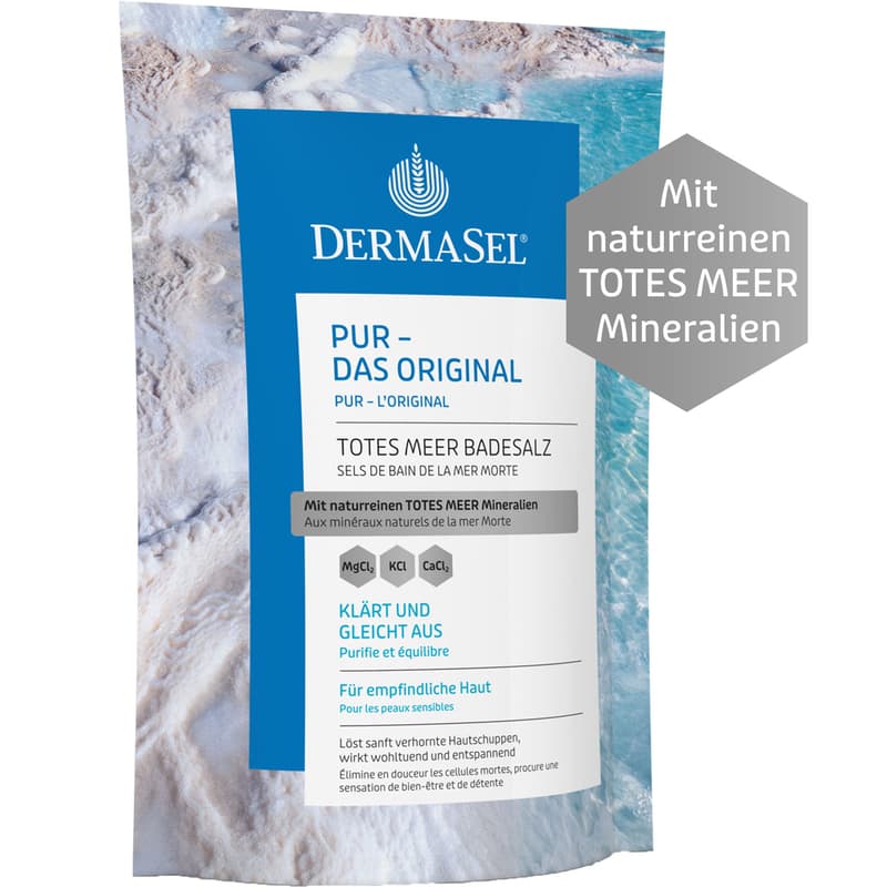 DERMASEL Dead Sea Bath Salt Pure
