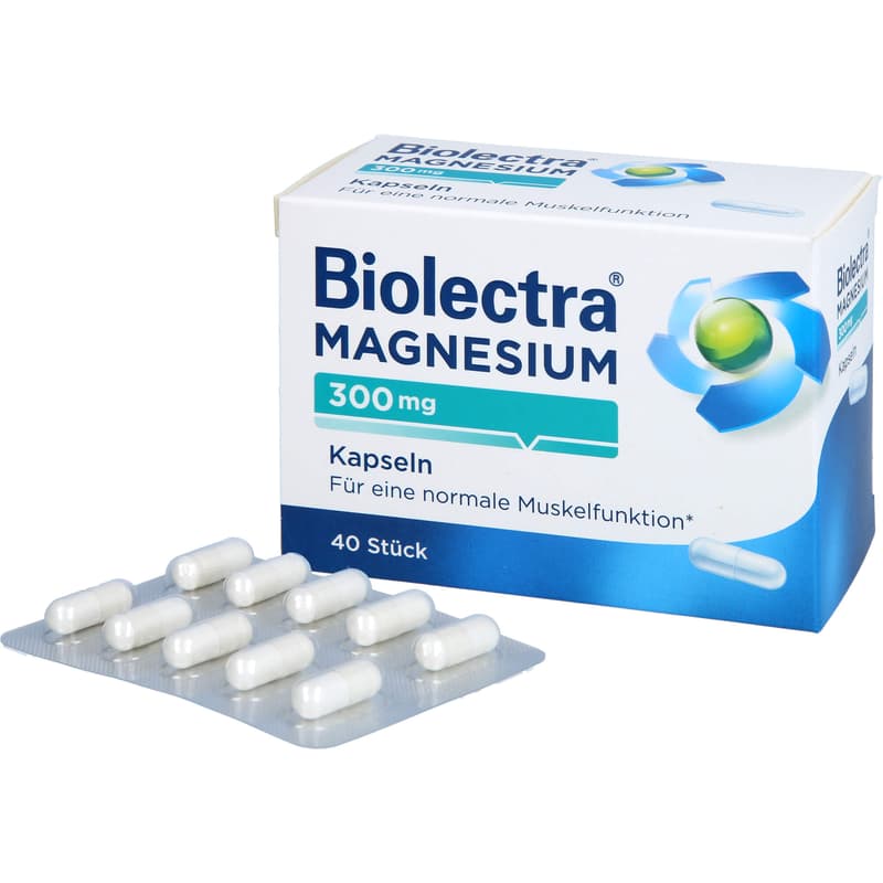 BIOLECTRA Magnesium 300 mg Kapseln