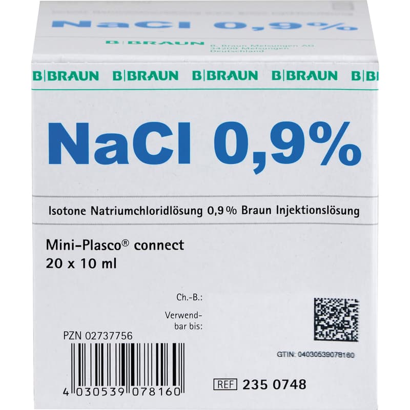 Saline solution 0.9% Miniplasco connect