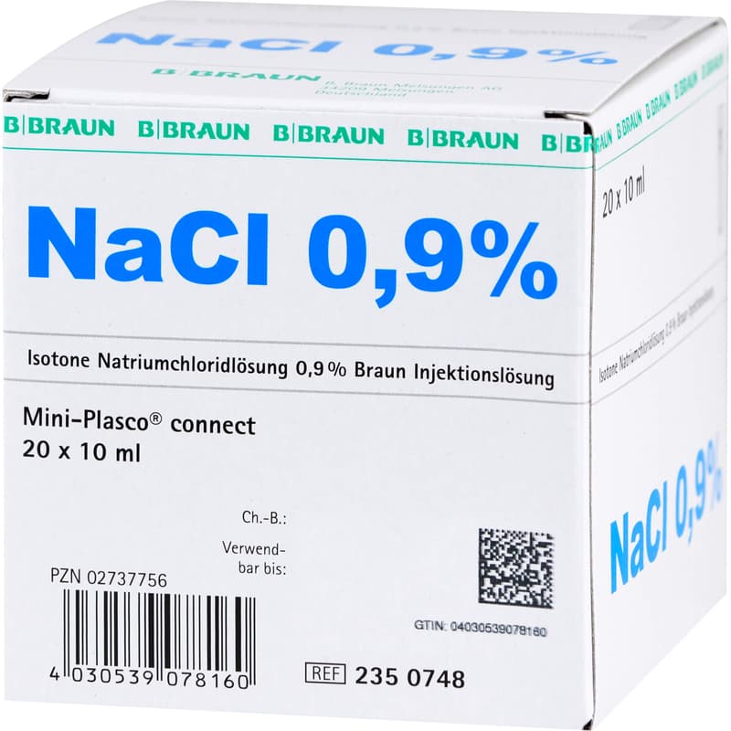 Saline solution 0.9% Miniplasco connect