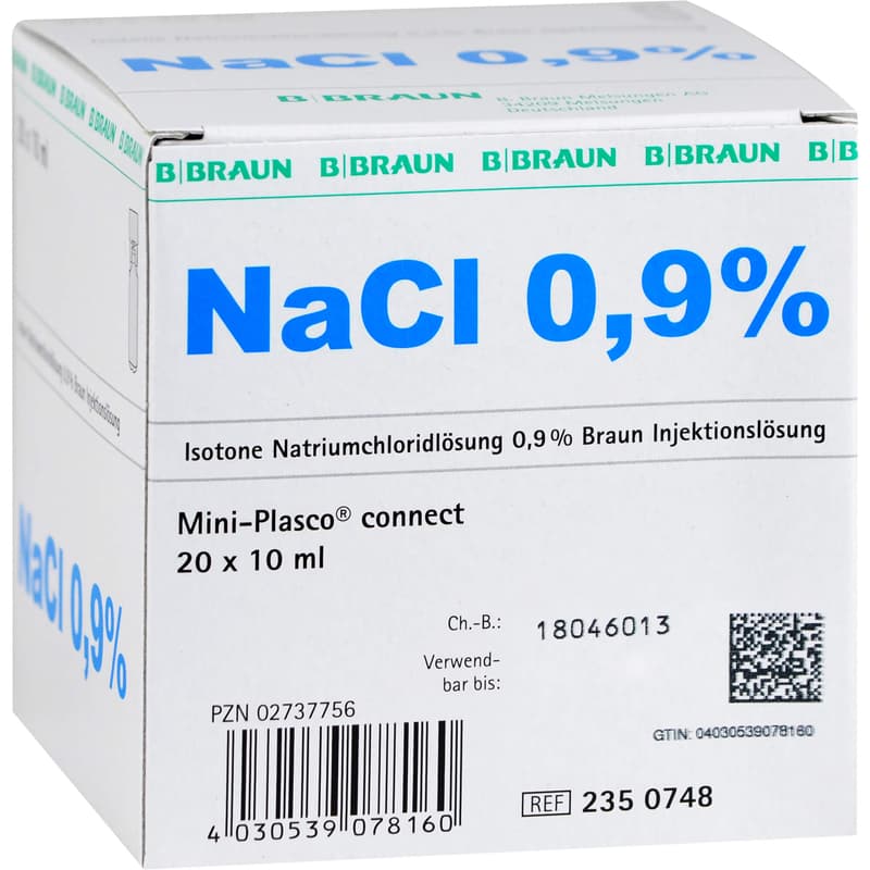 Saline solution 0.9% Miniplasco connect