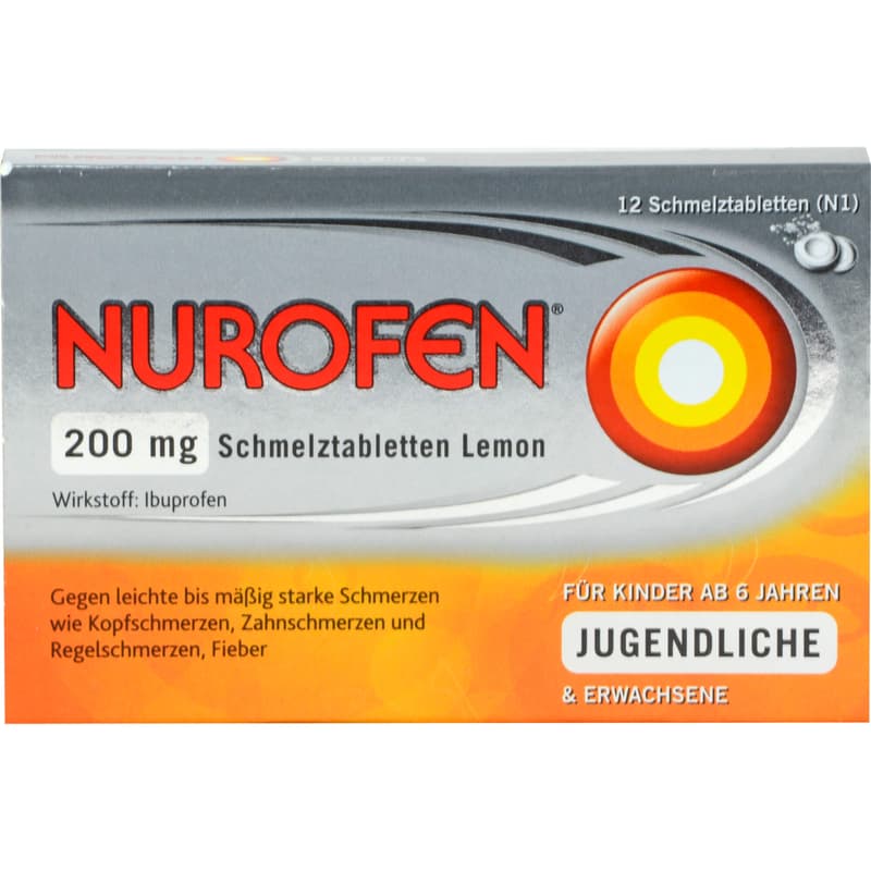 NUROFEN 200 mg orodispersible tablets Lemon