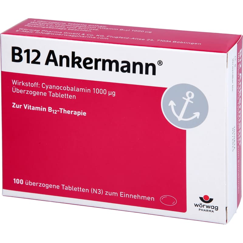 B12 ANKERMANN überzogene Tabletten