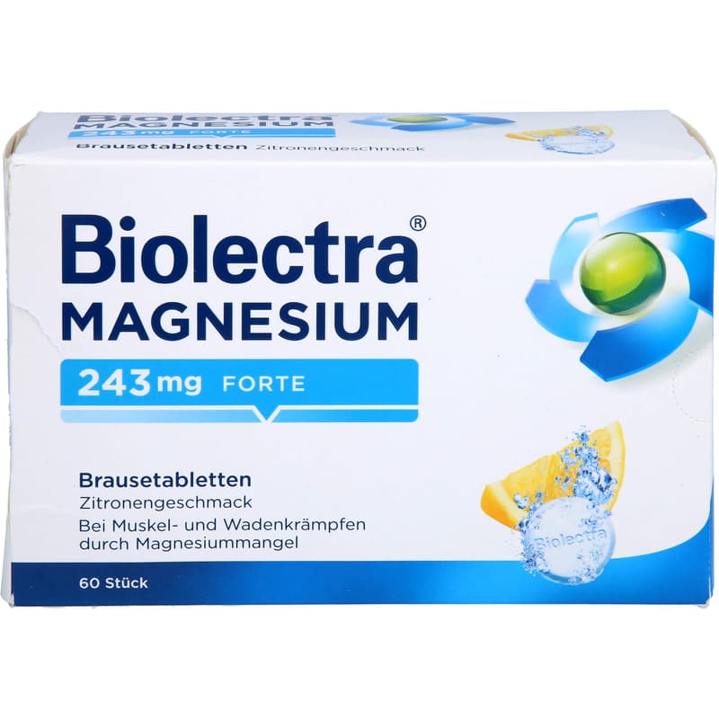 BIOLECTRA Magnesium 243 mg forte Zitrone Br.-Tabl.