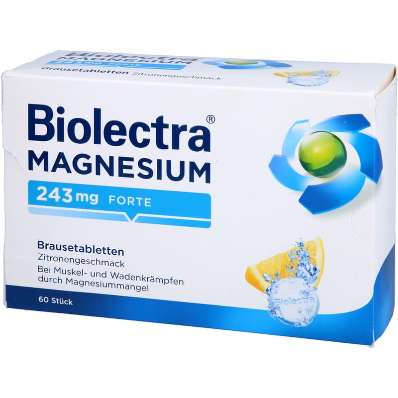 BIOLECTRA Magnesium 243 mg forte Zitrone Br.-Tabl.