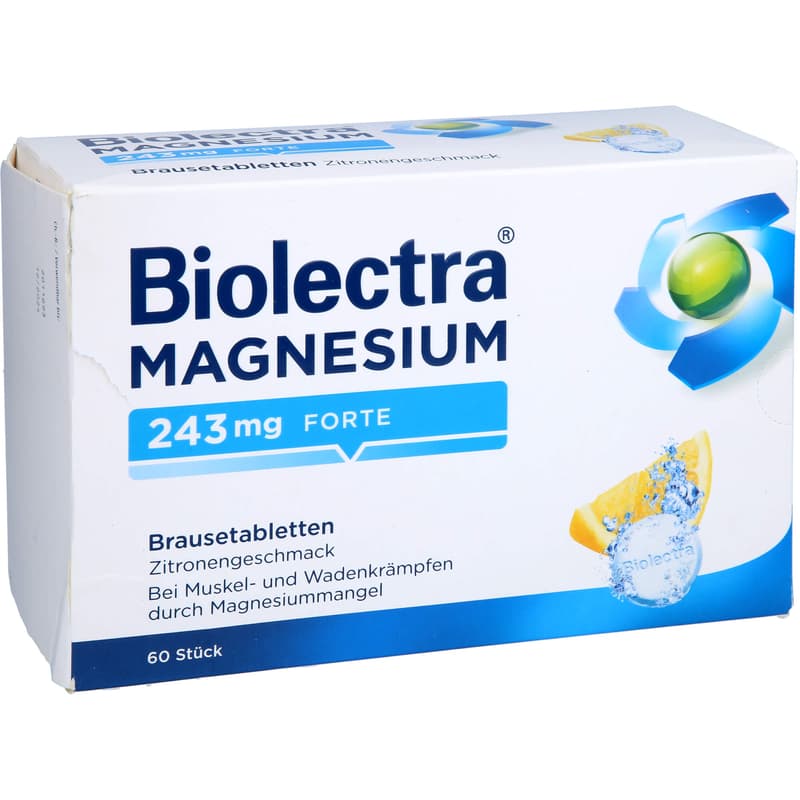 BIOLECTRA Magnesium 243 mg forte Zitrone Br.-Tabl.