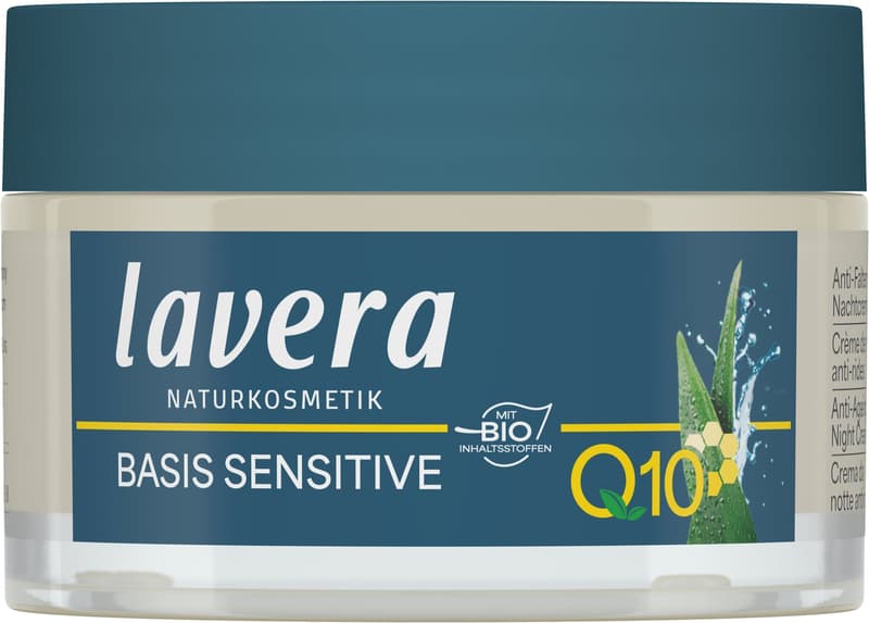 lavera basis sensitive anti-wrinkle night cream Q10