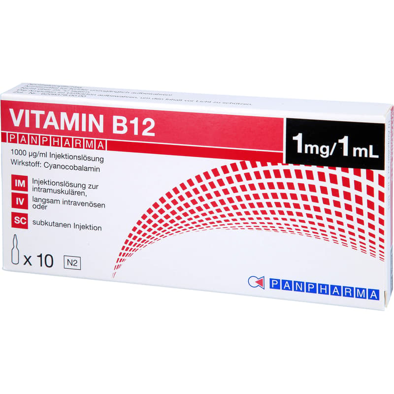 VITAMIN B12 PANPHARMA 1000 μg/ml Injektionslsg.